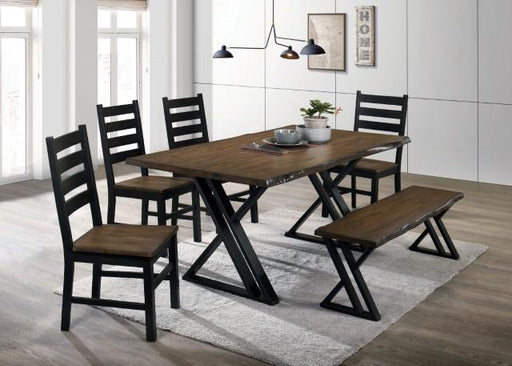 Barbary Dining Table Set with Bench - Maxx Save 