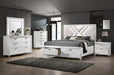 Emmeline 4 & 5 Piece Queen Bedroom Set Gray & White - Maxx Save 