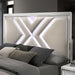Emmeline 4 & 5 Piece Queen Bedroom Set Gray & White - Maxx Save 