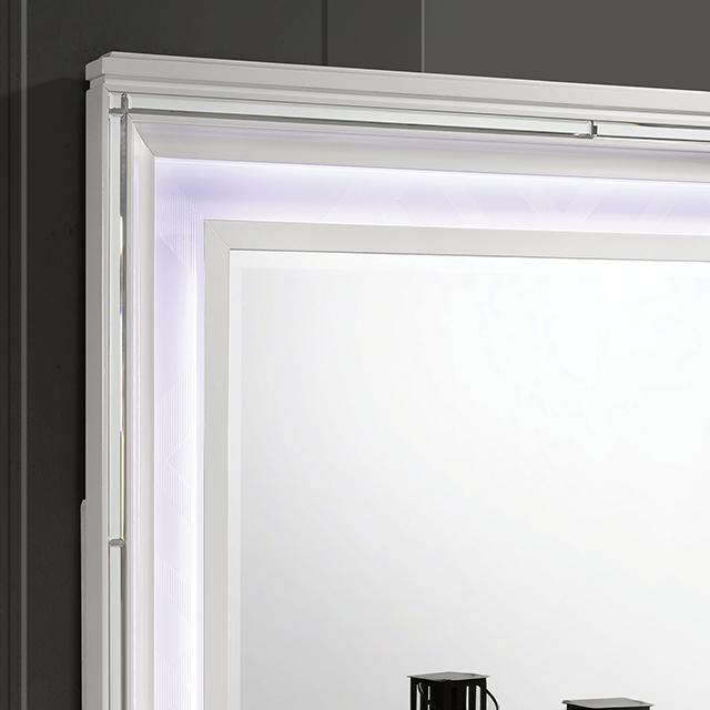 Emmeline Bed Silver & White