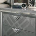Emmeline 4 & 5 Piece Queen Bedroom Set Gray & White - Maxx Save 