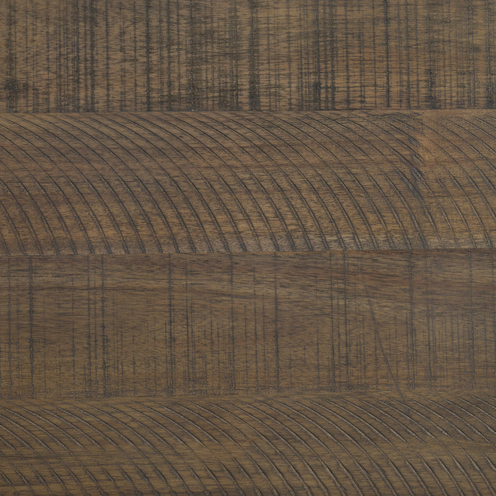 Farmington Standard Height Dining Set in Medium Brown and Washed Stone-Rectangular Table and Four Chairs - Maxx Save 