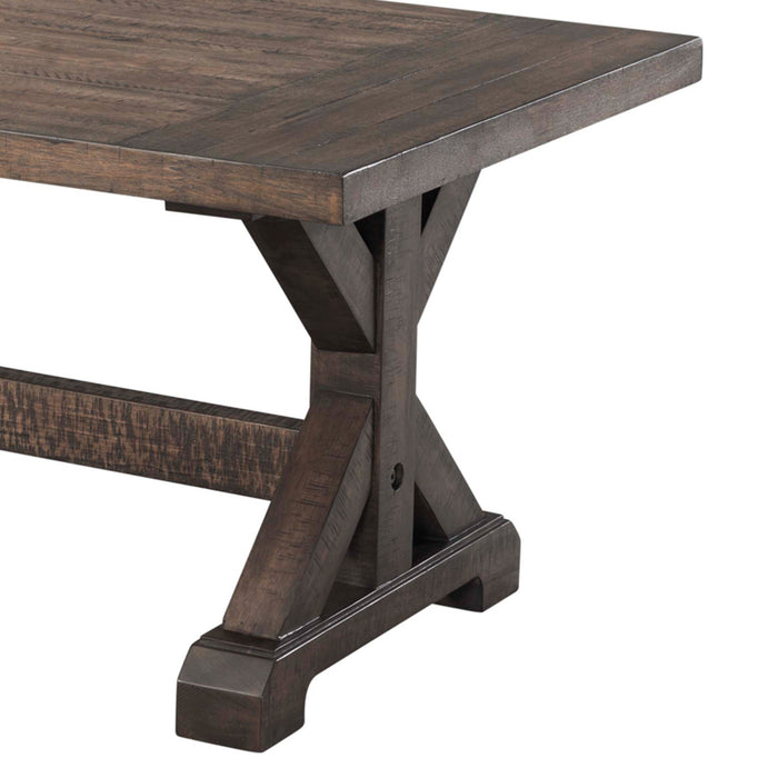 Finn Trestle Base Coffee Table - Maxx Save 