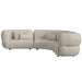 Four Seasons RHF Loveseat in Woolen Camel with 2 Pillows - Maxx Save 