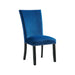 Francesca Rectangular Dining Blue Velvet Side Chair (2 Per Pack) - Maxx Save 