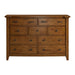 Gage 9-Drawer Dresser in Chestnut - Maxx Save 