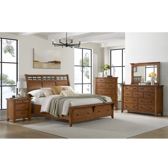 Gage Sleigh Storage Bedroom Set - Maxx Save 