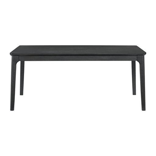 Garcia 6PC Dining Set with Table, 4 Chairs, and Bench in Black - Maxx Save 