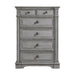 Glenmore 5-Drawer Chest in Aged Grey - Maxx Save 