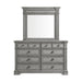 Glenmore Dresser and Mirror Set in Aged Grey - Maxx Save 