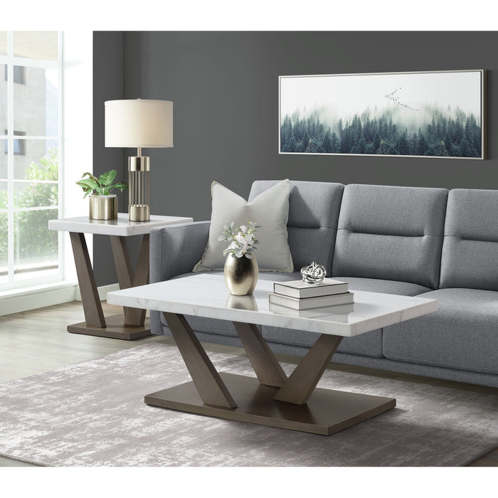 Greta 2PC Occasional Table Set-Coffee Table & End Table - Maxx Save 