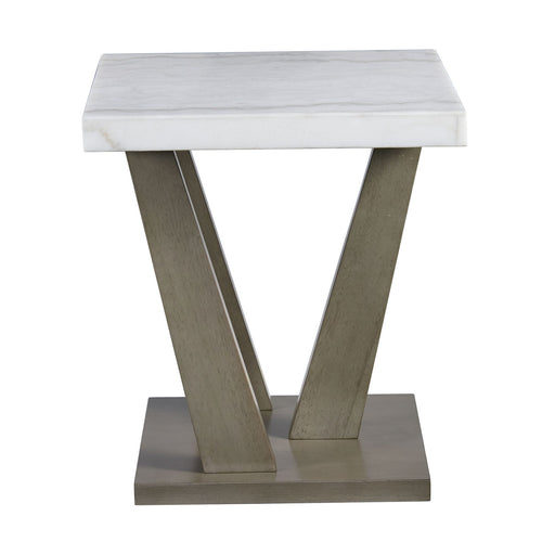 Greta Square End Table in grey - Maxx Save 