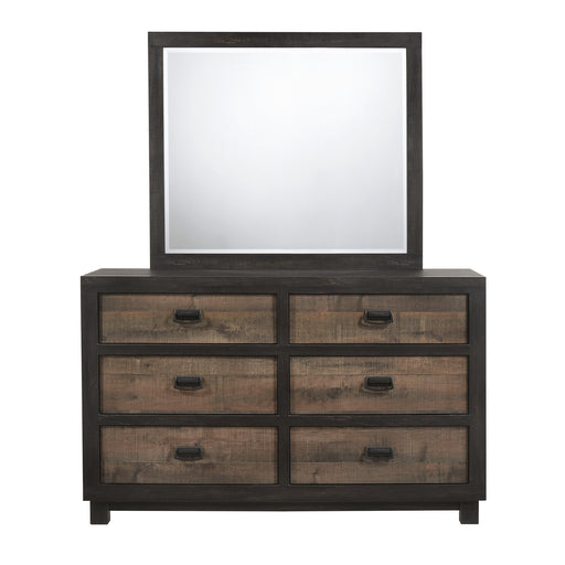 Harlington 6-Drawer Dresser w/ Mirror Set - Maxx Save 