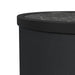 Halo Round Smart End Table in Black - Maxx Save 