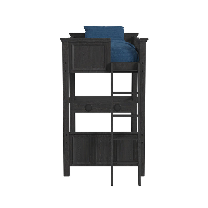 Hampton Kids Loft with Ladder and Desk with Speaker