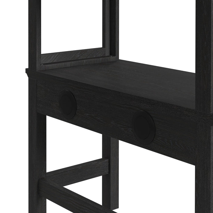 Hampton Kids Loft with Staircase and Desk with Speaker