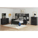 Hampton Kids Over Loft with Ladder and Desk with Speaker Bedroom Set - Maxx Save 