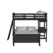 Hampton Kids Over Loft with Ladder and Desk with Speaker - Maxx Save 
