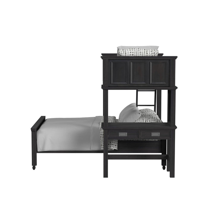 Hampton Kids Over Loft with Ladder and Desk with Speaker - Maxx Save 