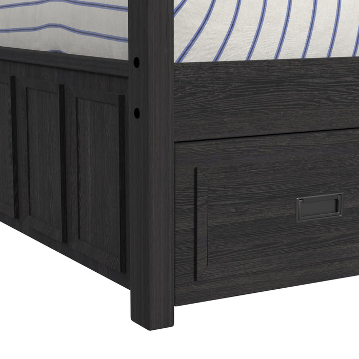 Hampton Kids Over Bunk with Ladder and Trundle
