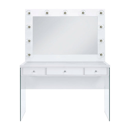 Jacey Complete Dressing Table with Lightbulbs - Maxx Save 