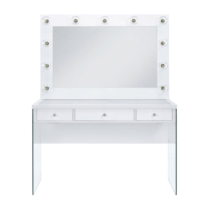 Jacey Complete Dressing Table with Lightbulbs - Maxx Save 