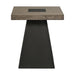 Jemma End Table in Grey and Dark Espresso - Maxx Save 