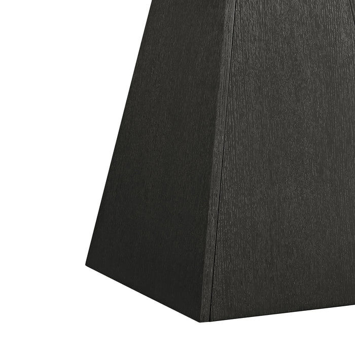 Jemma End Table in Grey and Dark Espresso - Maxx Save 