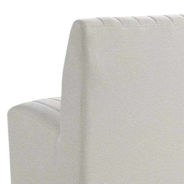 Jemma Upholstered Bench in Beige Linen