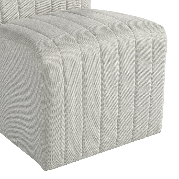 Jemma Upholstered Side Chair in Beige Linen (2 Per Carton)