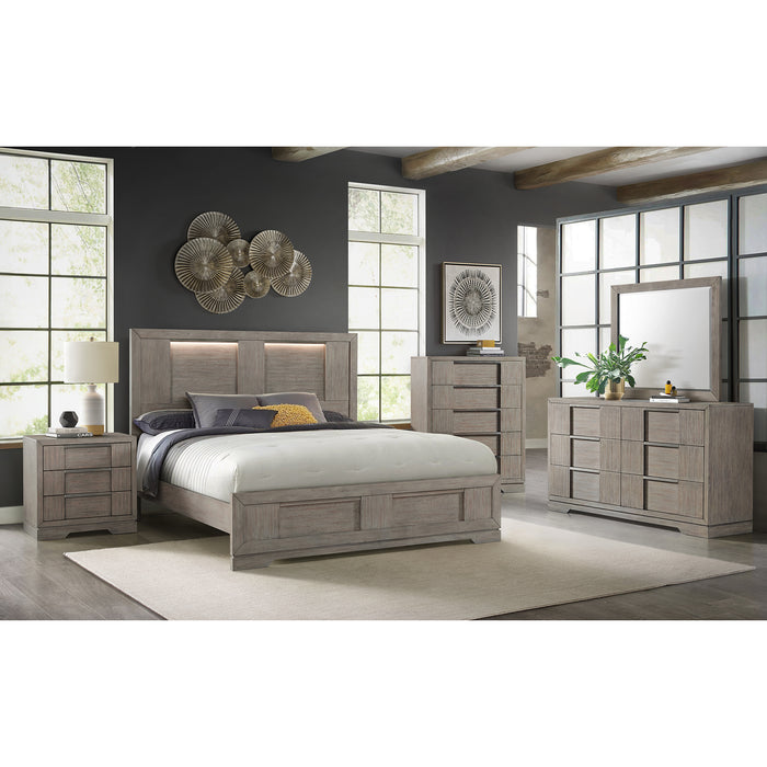 Kelis Dresser and Mirror Set in Grey - Maxx Save 