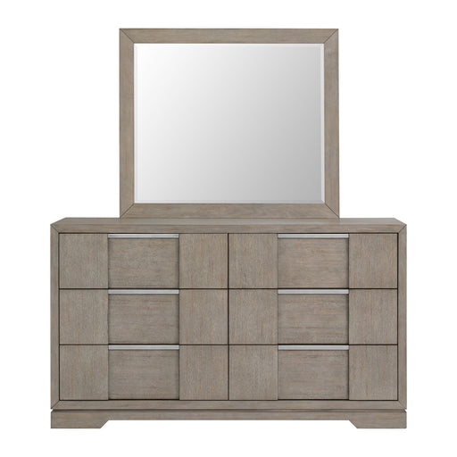 Kelis Dresser and Mirror Set in Grey - Maxx Save 