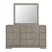 Kelis Dresser and Mirror Set in Grey - Maxx Save 