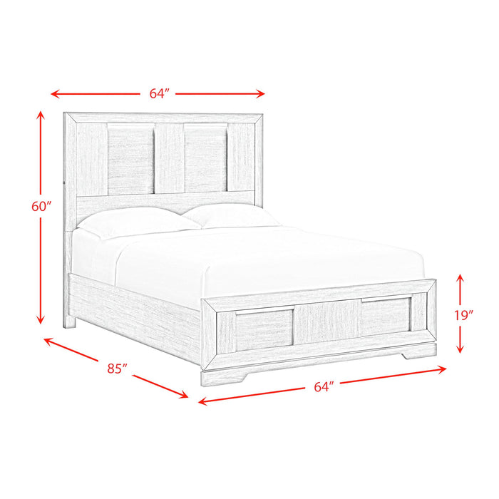 Kelis Panel Bedroom Set with LED - Maxx Save 