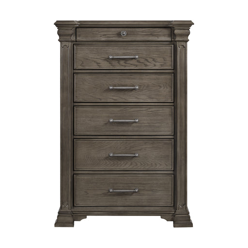 Kings Court 6-Drawer Chest in Grey - Maxx Save 