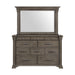 Kings Court Dresser & Mirror in Grey - Maxx Save 