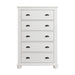 Kona 5-Drawer Chest in White - Maxx Save 