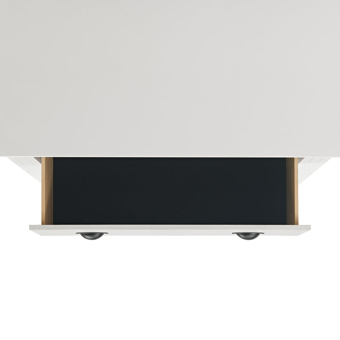 Kona 5-Drawer Chest in White - Maxx Save 