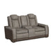 Lantana 2PC Living Room Set in Rocky Grey/Brown-Sofa & Loveseat - Maxx Save 