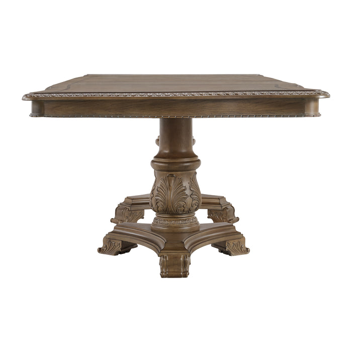 Madison Park Rectangular Dining Table with 2 18" Leaves in Walnut - Maxx Save 