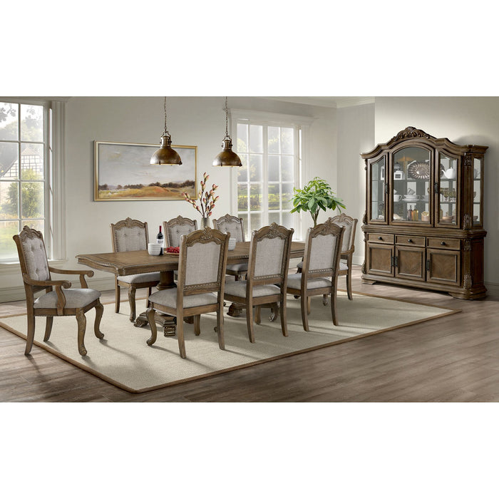 Madison Park Hutch with LED in Walnut - Maxx Save 