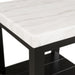 Marcello w/ White Top - End table - Maxx Save 