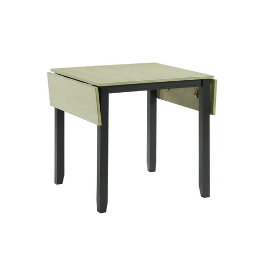 Martin 3 pc Drop Leaf Dining Set (Black Base) - Maxx Save 