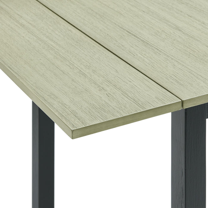 Martin 3 pc Drop Leaf Dining Set (Black Base) - Maxx Save 