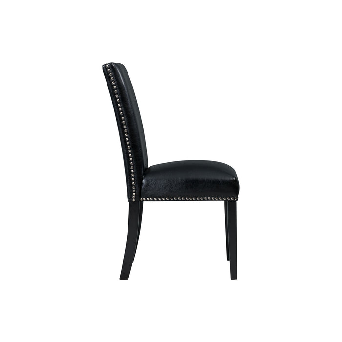 Meridian Dining Side Chair Black (2 Per Pack)
