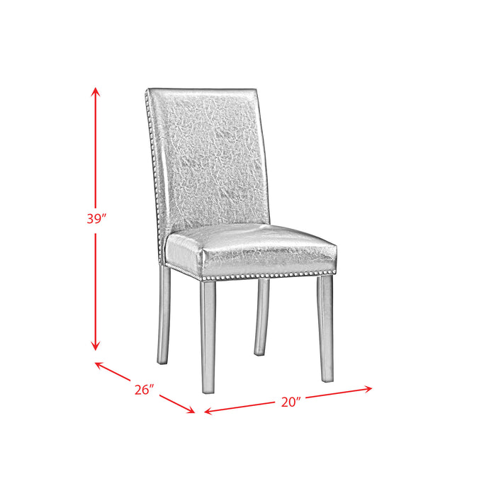 Meridian Dining Side Chair Grey (2 Per Pack)