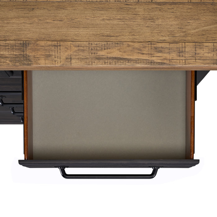 Montrose Dresser and Mirror Set in Espresso & Brown