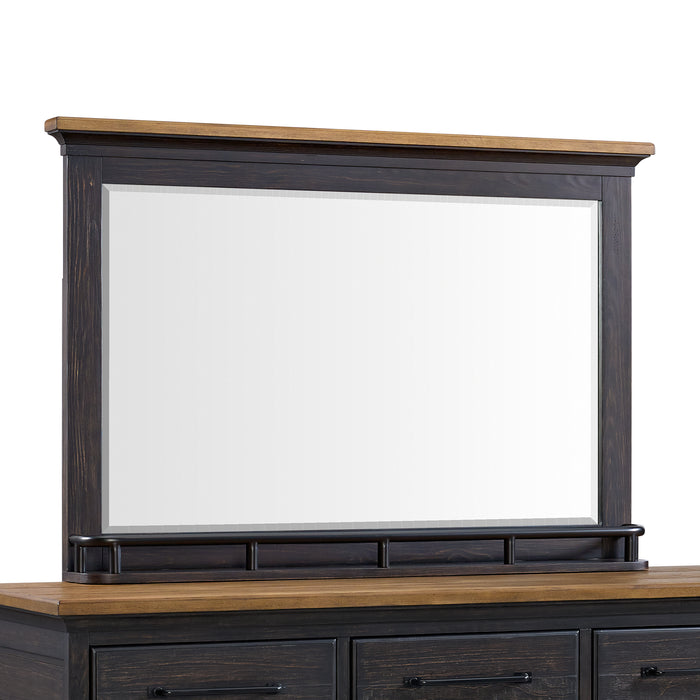 Montrose Storage Bedroom Set in Espresso & Brown