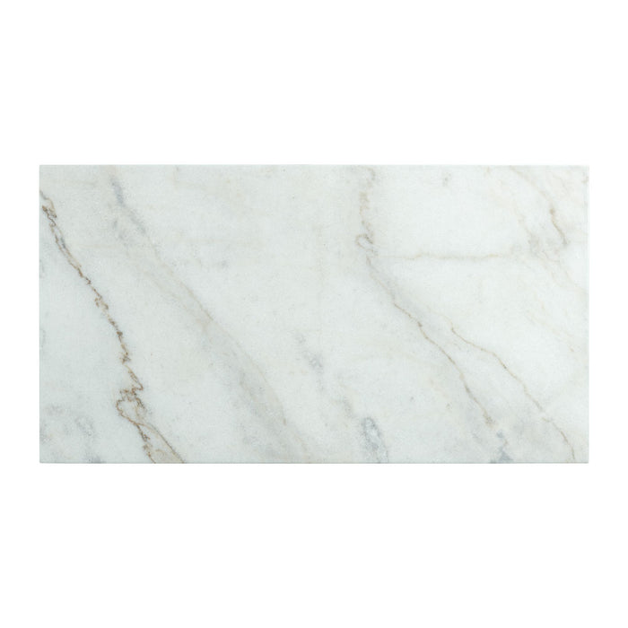 Morris 2PC Occasional Marble Table Set in White