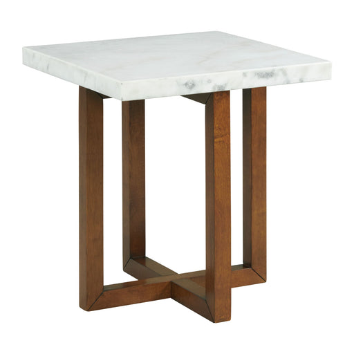 Morris 2PC Occasional Marble Table Set in White - Maxx Save 